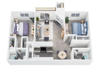 The Peony - 2x2 C201 floor plan